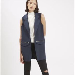Topshop Neoprene long vest